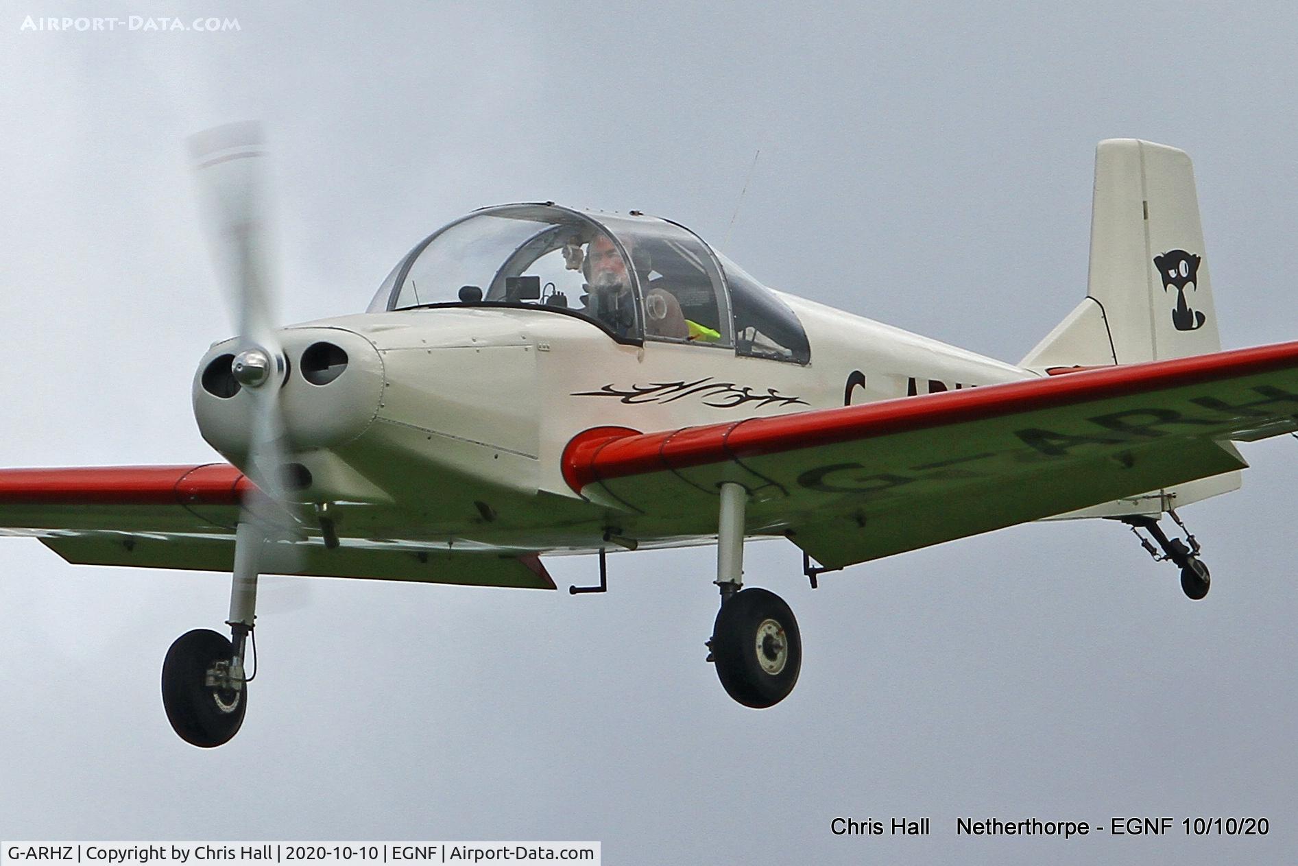 G-ARHZ, 1961 Rollason Druine D-62 Condor C/N PFA 247, Netherthorpe