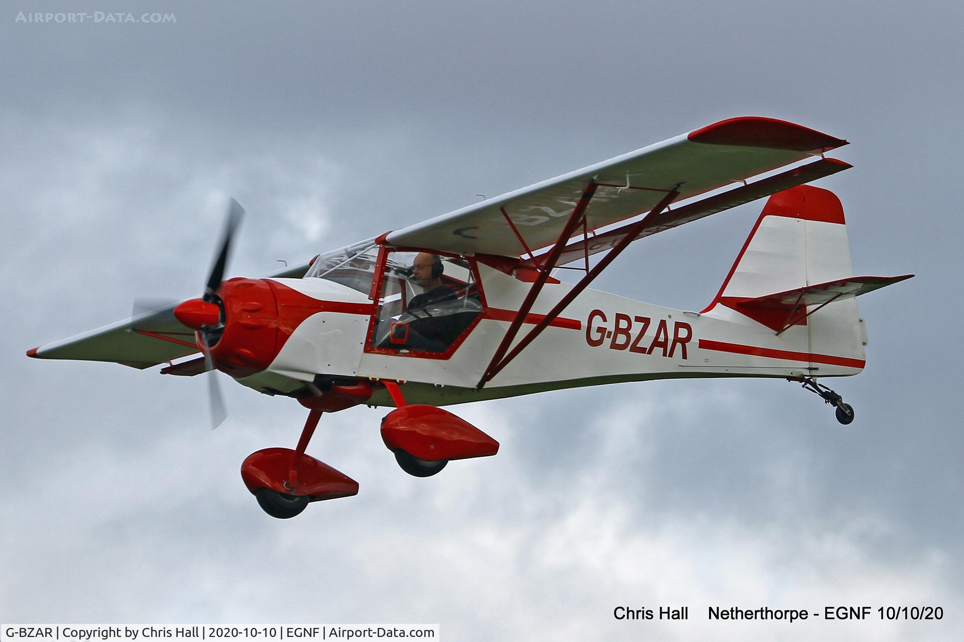G-BZAR, 1996 Denney Kitfox 4-1200 Speedster C/N PFA 172B-12529, Netherthorpe