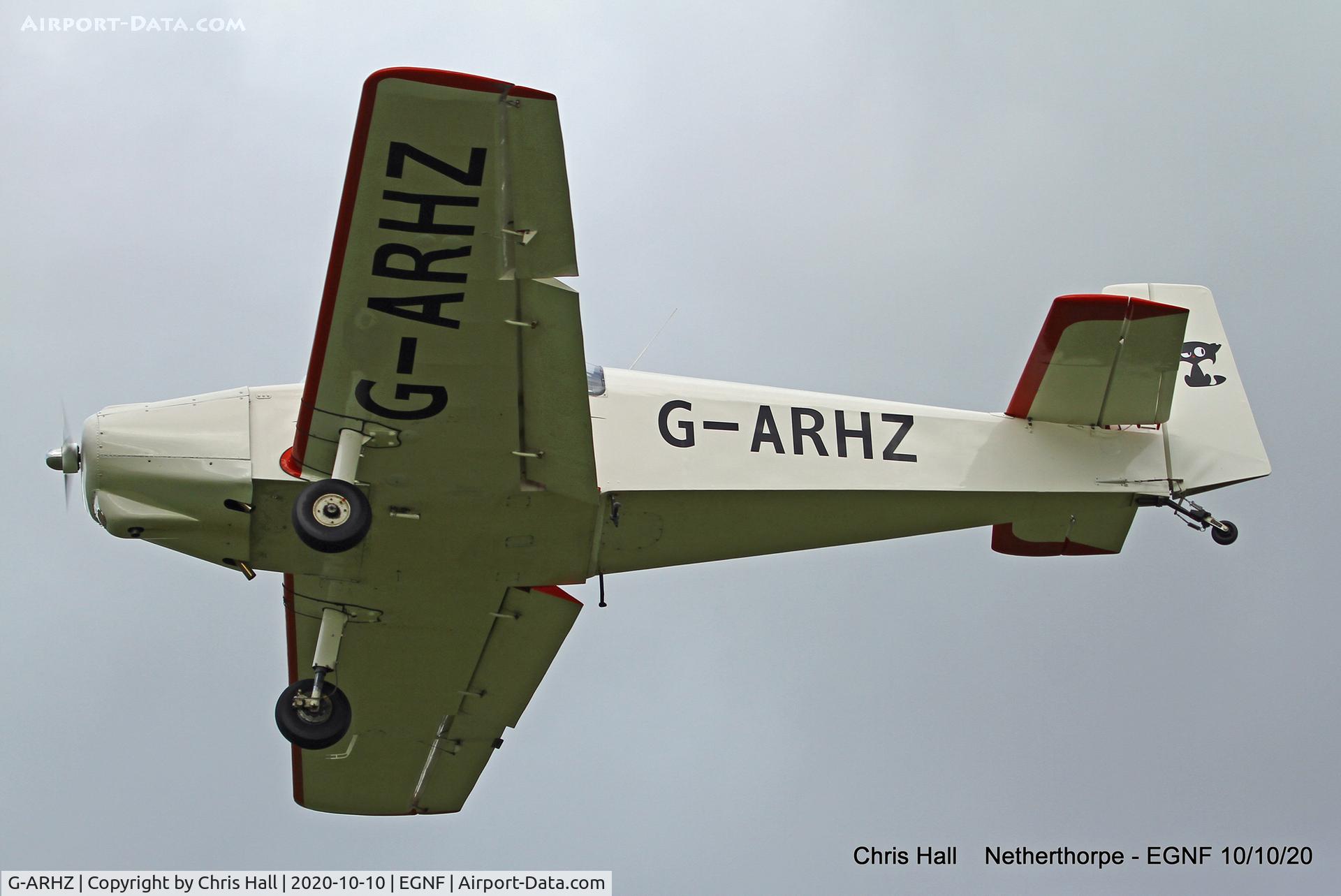 G-ARHZ, 1961 Rollason Druine D-62 Condor C/N PFA 247, Netherthorpe