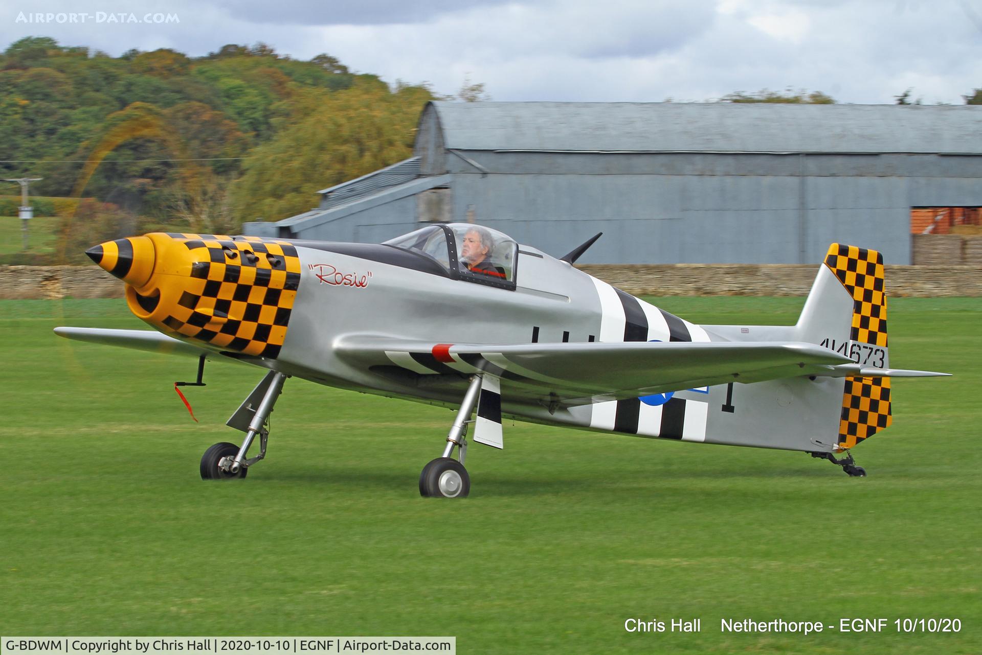 G-BDWM, 1990 Bonsall DB1 Mustang C/N PFA 073-10200, Netherthorpe