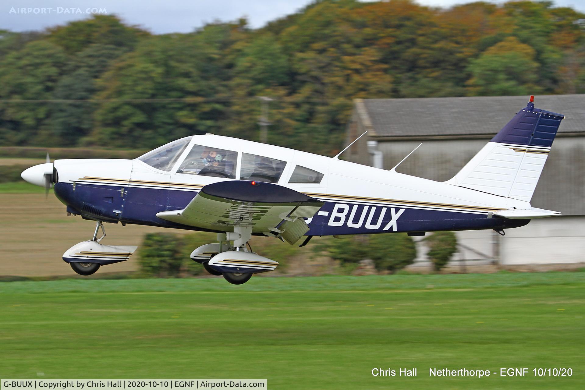 G-BUUX, 1968 Piper PA-28-180 Cherokee C/N 28-5128, Netherthorpe