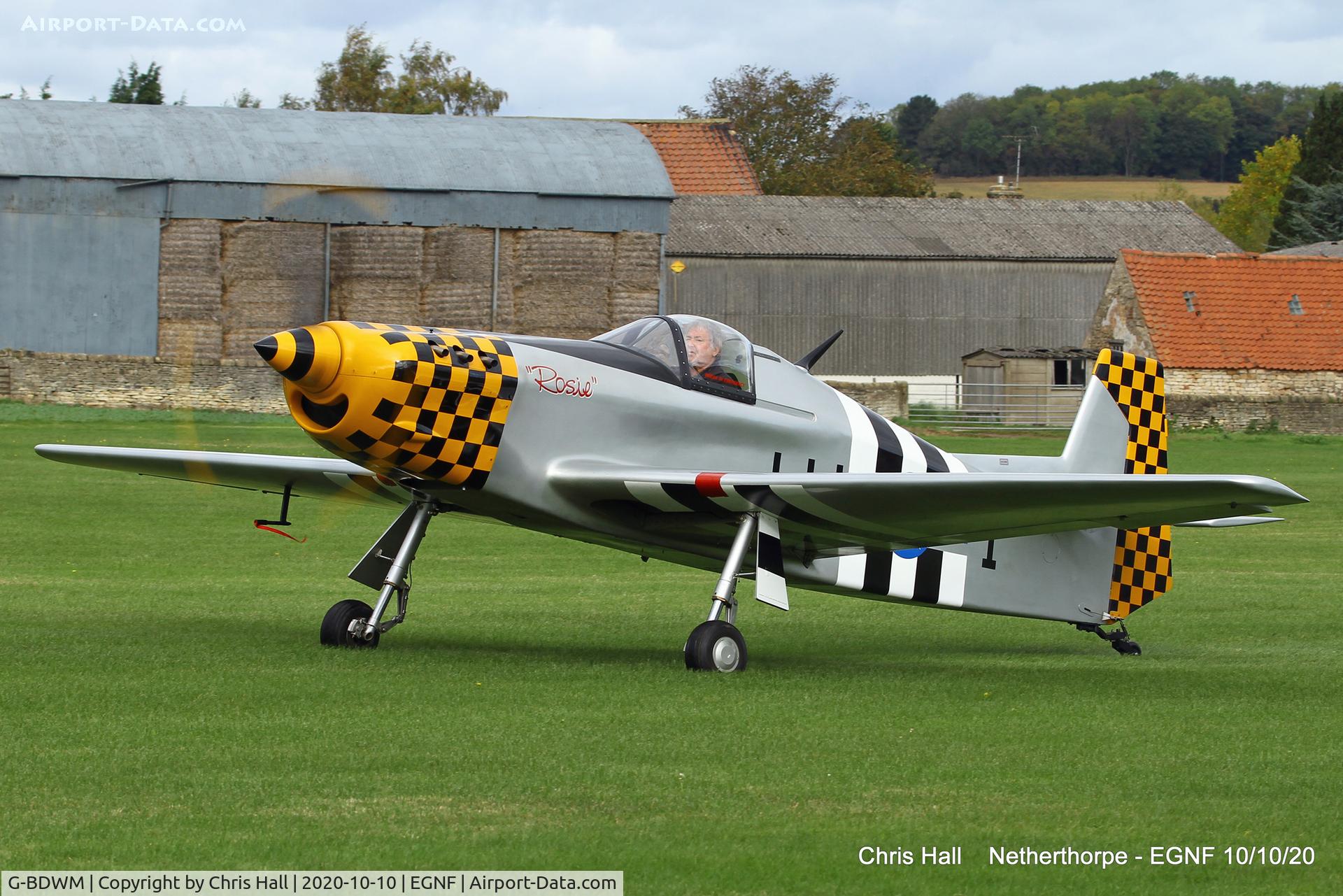 G-BDWM, 1990 Bonsall DB1 Mustang C/N PFA 073-10200, Netherthorpe