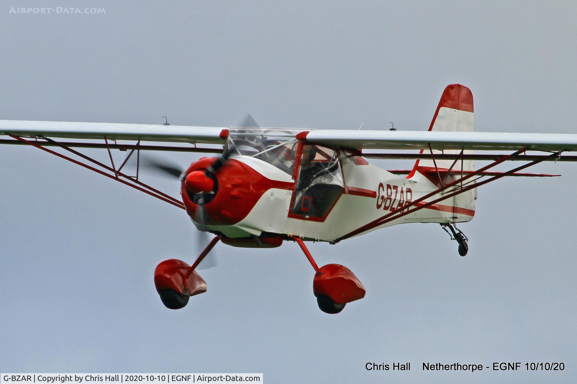 G-BZAR, 1996 Denney Kitfox 4-1200 Speedster C/N PFA 172B-12529, Netherthorpe