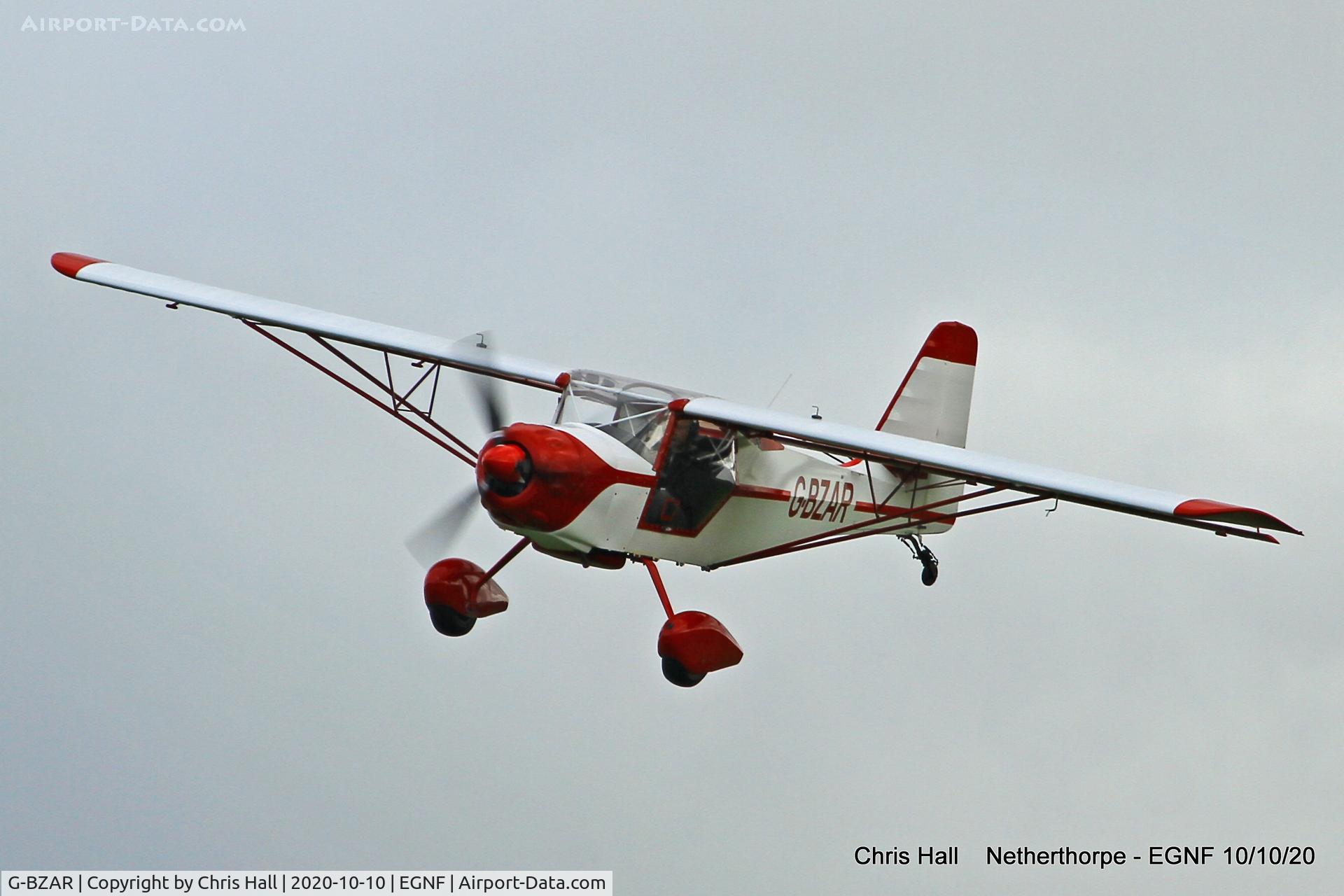 G-BZAR, 1996 Denney Kitfox 4-1200 Speedster C/N PFA 172B-12529, Netherthorpe