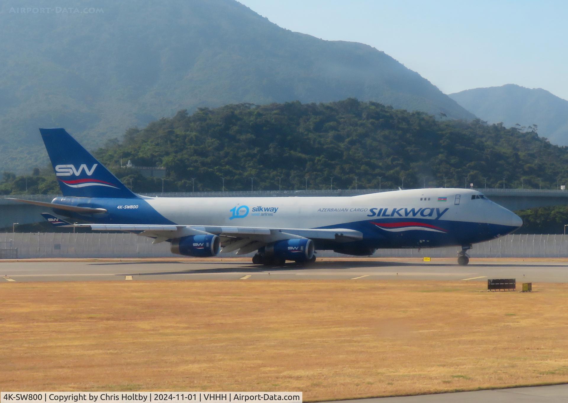 4K-SW800, 1998 Boeing 747-4R7F/SCD C/N 29729, Taxiing for take-off at Hong Kong International