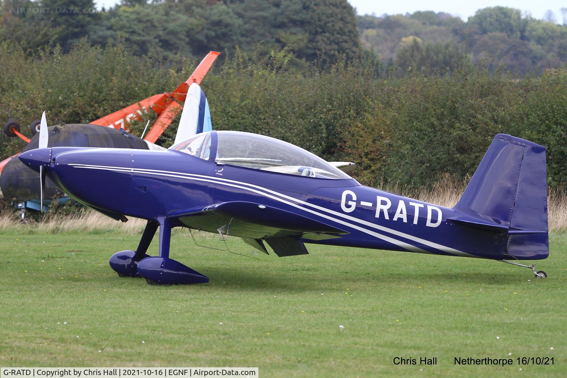 G-RATD, 2009 Vans RV-8 C/N PFA 303-13839, Netherthorpe