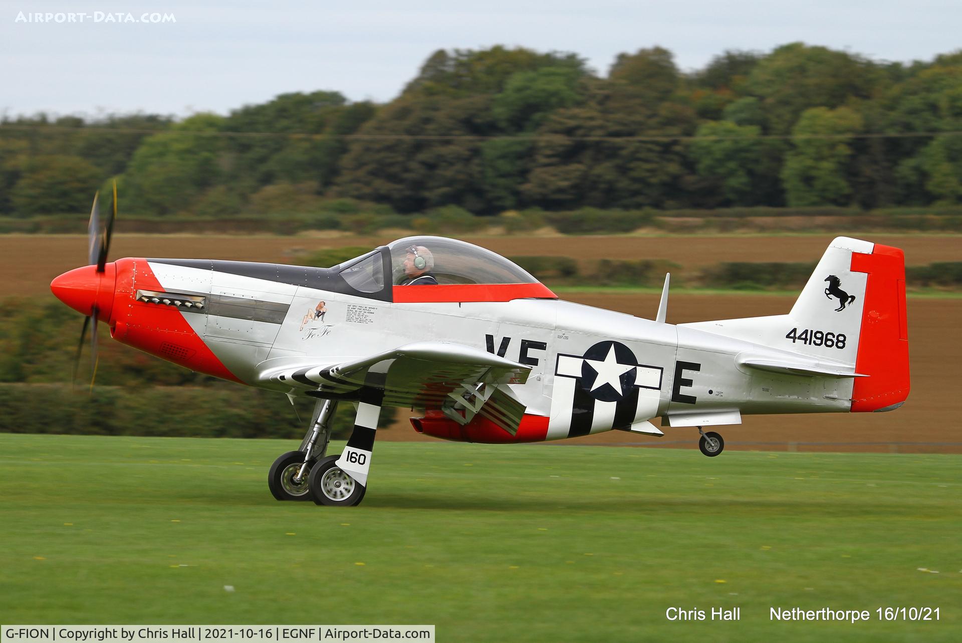 G-FION, 2016 Titan T-51 Mustang C/N LAA 355-15164, Netherthorpe