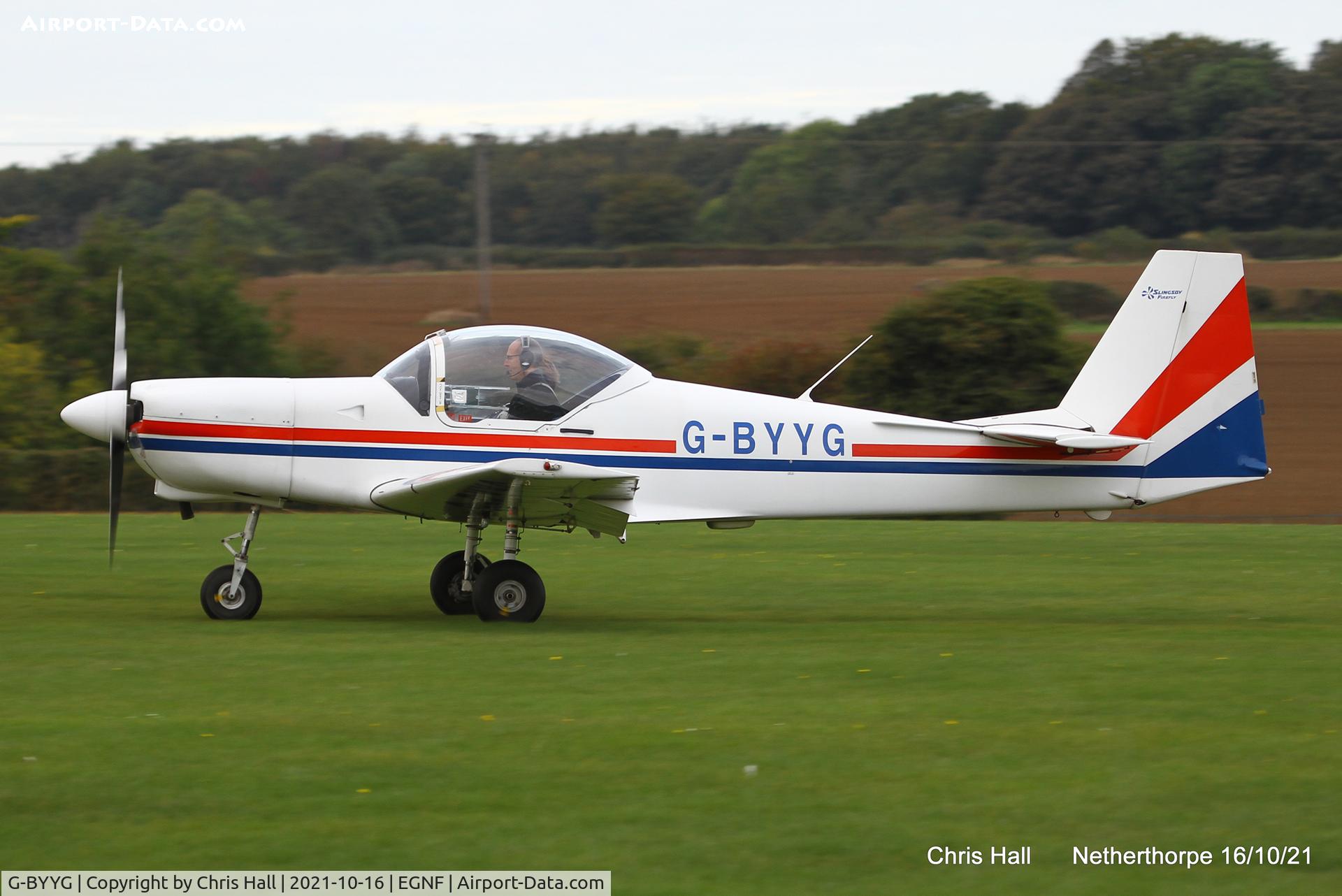 G-BYYG, 1990 Slingsby T-67C Firefly C/N 2101, Netherthorpe