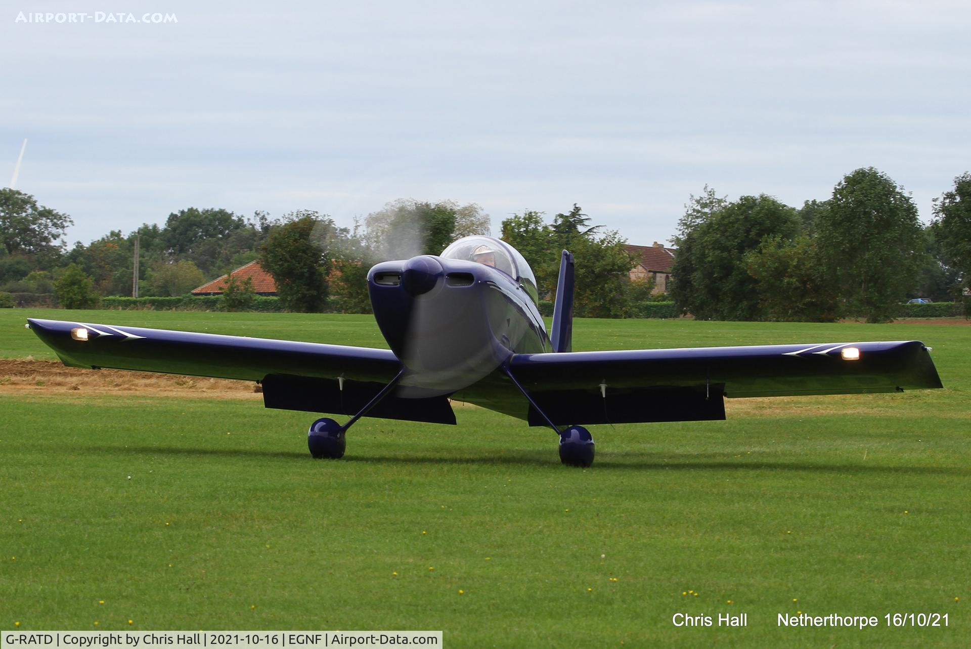 G-RATD, 2009 Vans RV-8 C/N PFA 303-13839, Netherthorpe
