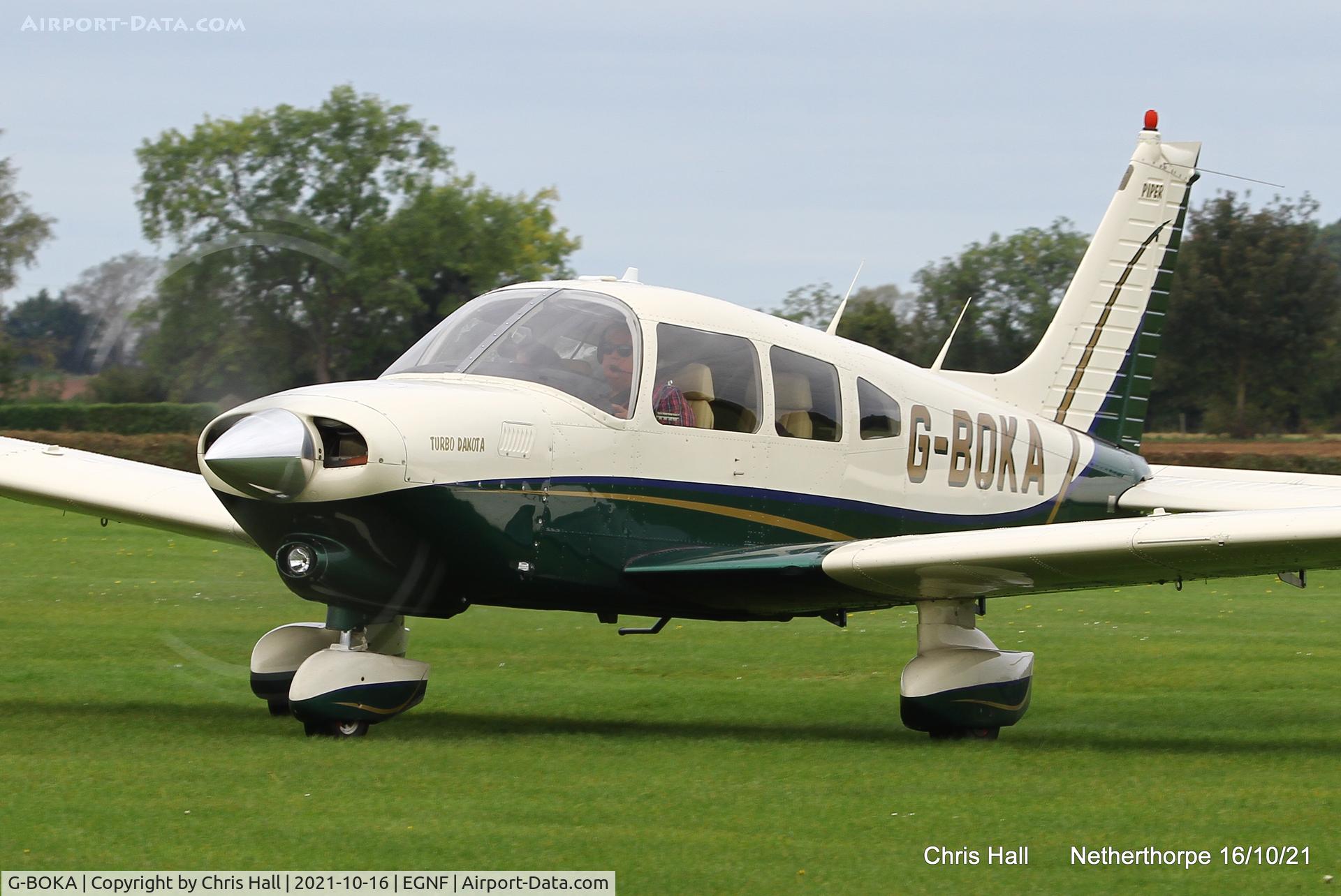 G-BOKA, 1979 Piper PA-28-201T Turbo Dakota C/N 28-7921076, Netherthorpe