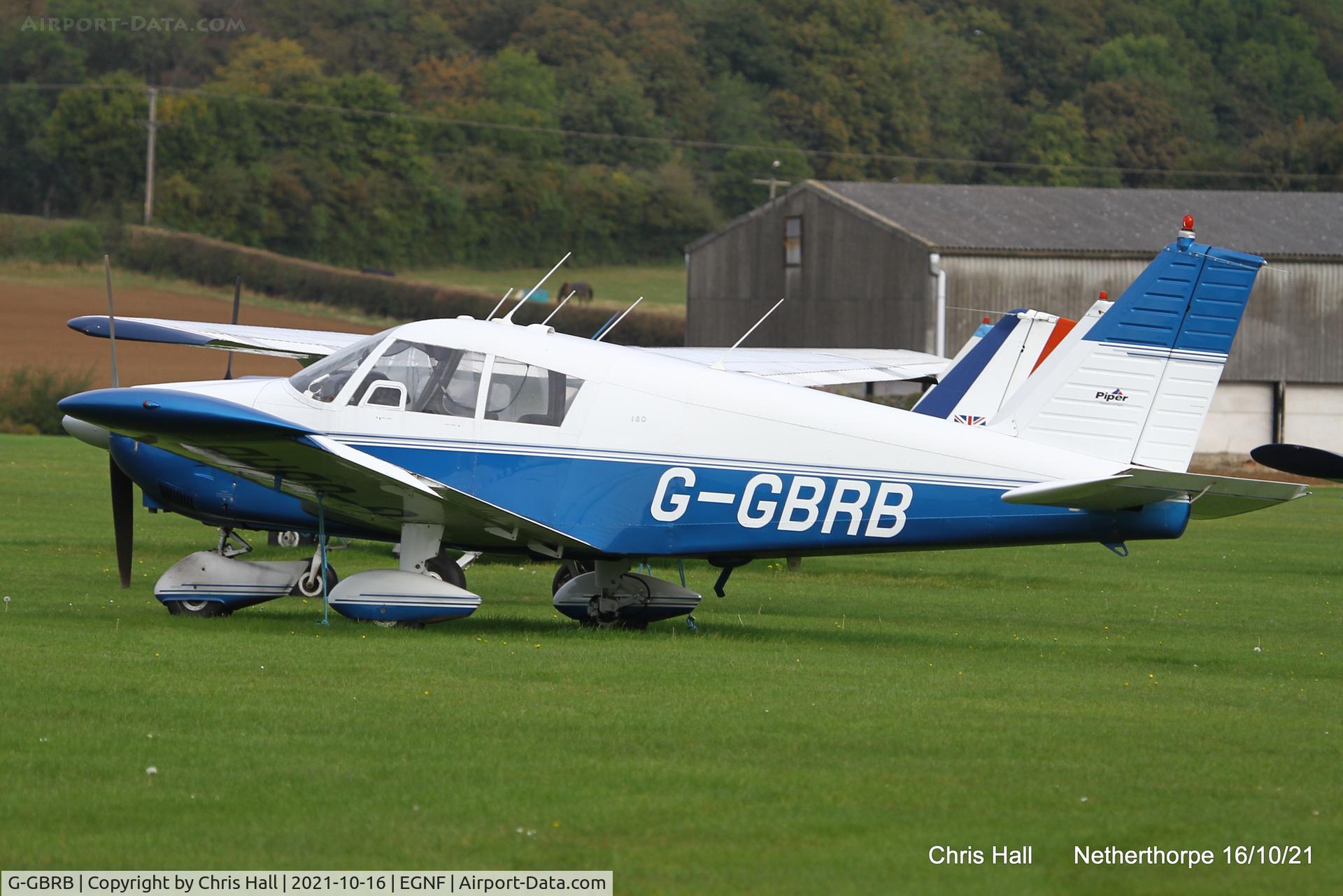 G-GBRB, 1965 Piper PA-28-180 Cherokee C/N 28-2583, Netherthorpe