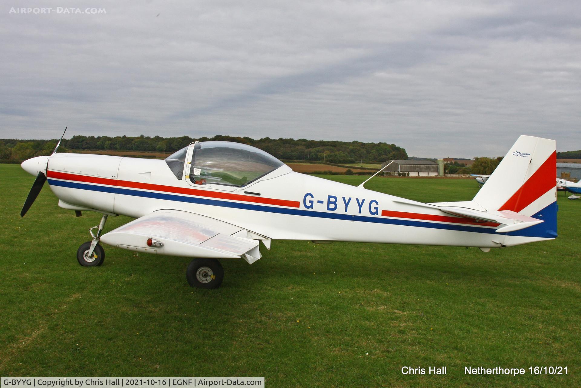 G-BYYG, 1990 Slingsby T-67C Firefly C/N 2101, Netherthorpe