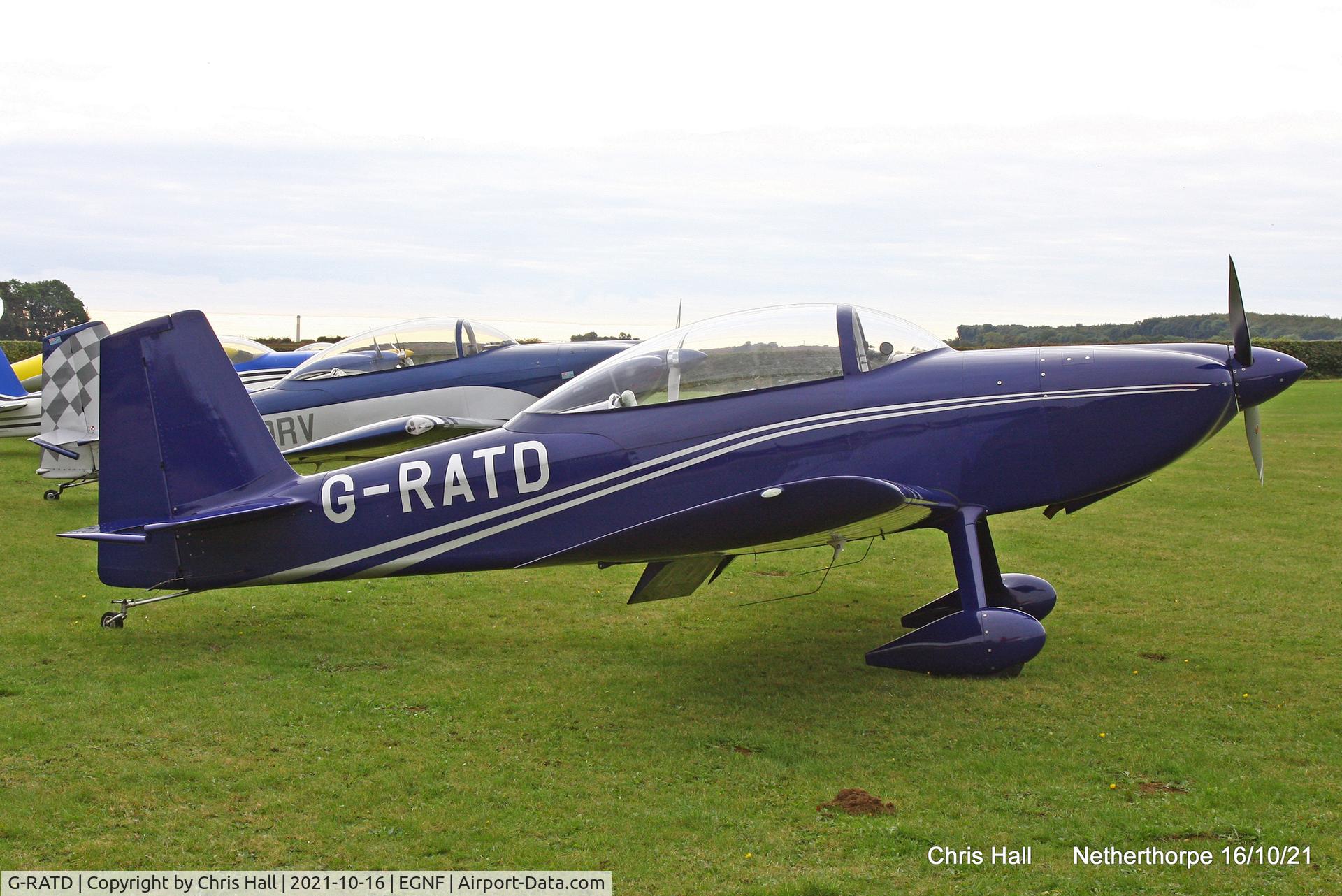G-RATD, 2009 Vans RV-8 C/N PFA 303-13839, Netherthorpe