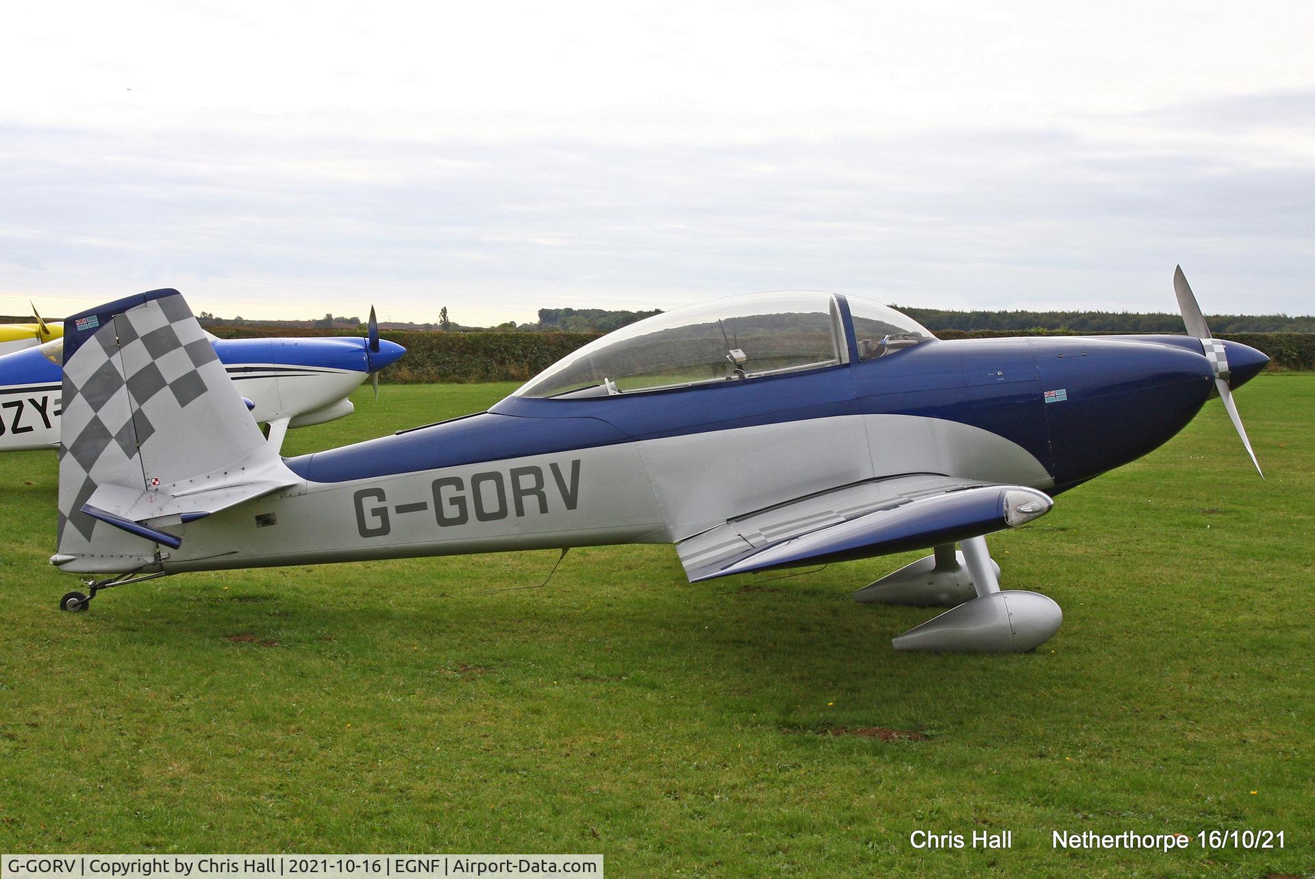 G-GORV, 2013 Vans RV-8 C/N LAA 303-14847, Netherthorpe