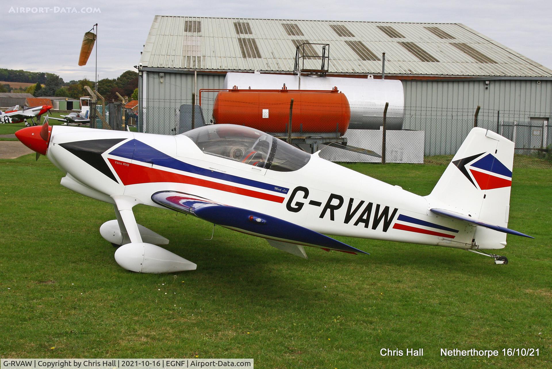 G-RVAW, 2000 Vans RV-6 C/N PFA 181-13234, Netherthorpe