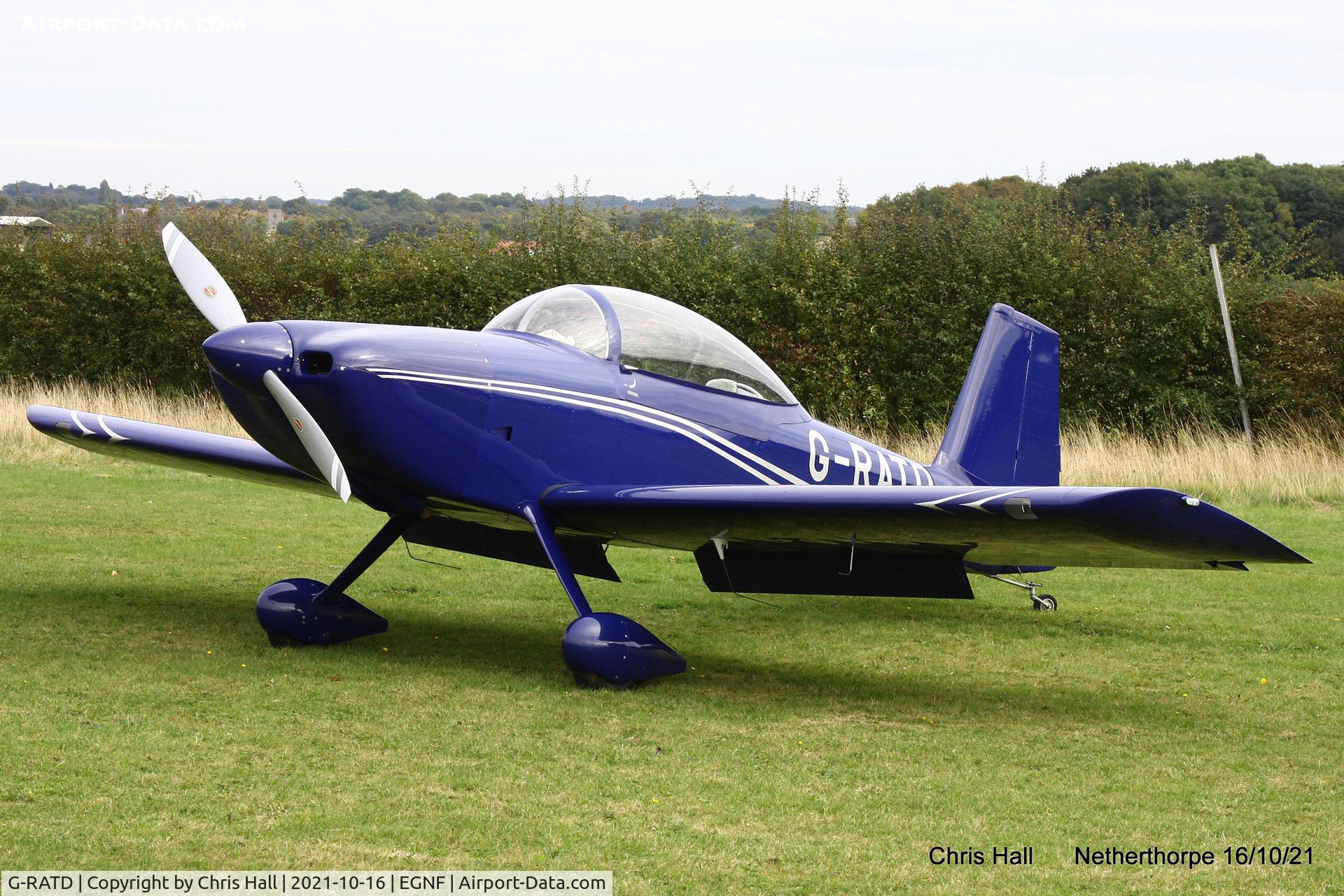 G-RATD, 2009 Vans RV-8 C/N PFA 303-13839, Netherthorpe