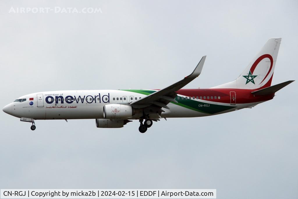 CN-RGJ, 2012 Boeing 737-8B6 C/N 33072, Landing