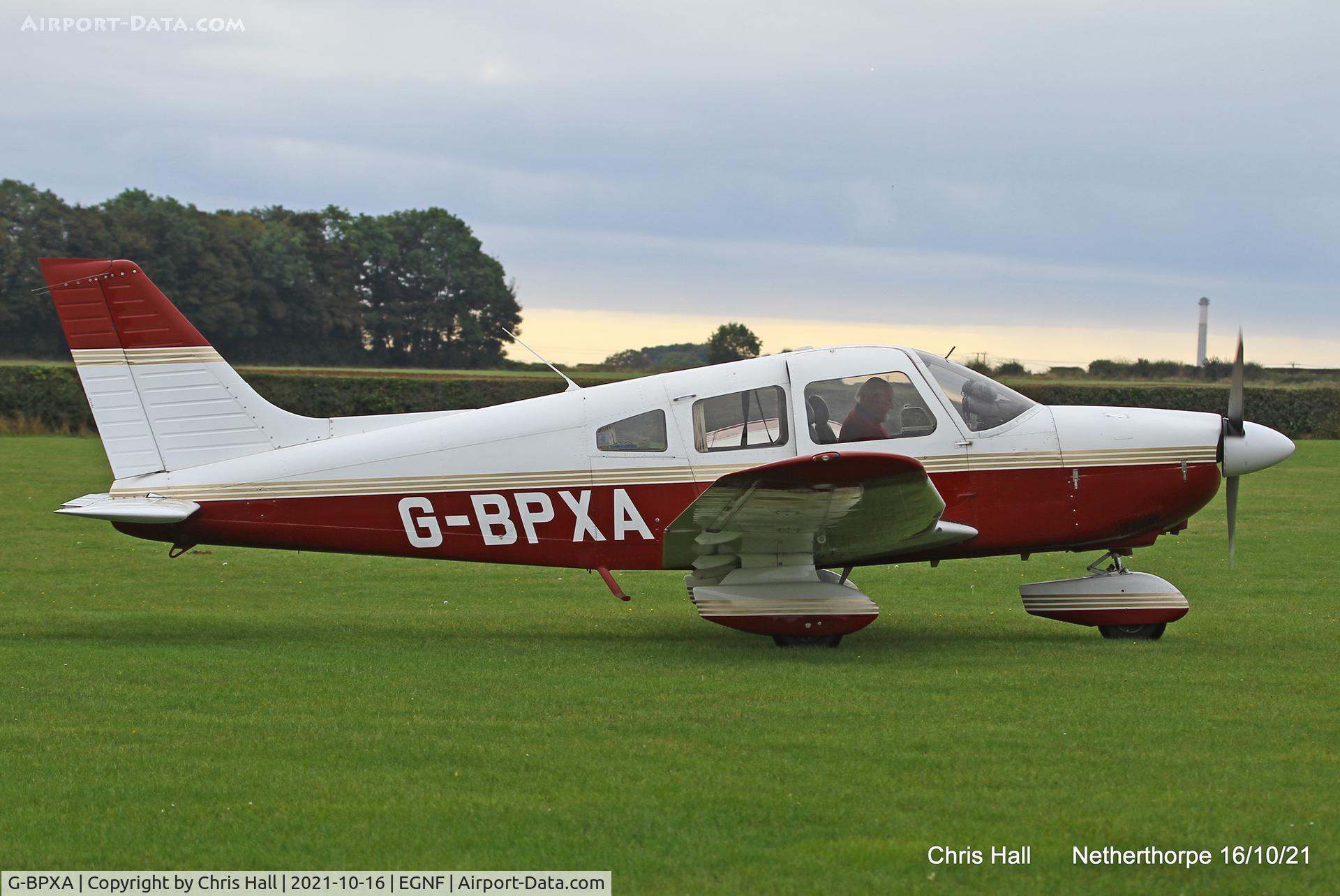G-BPXA, 1983 Piper PA-28-181 Cherokee Archer II C/N 28-8390064, Netherthorpe