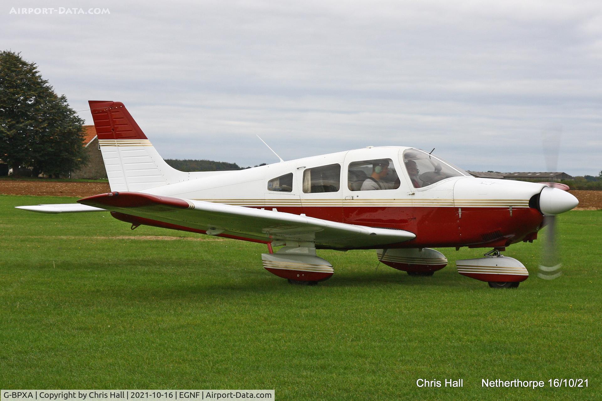 G-BPXA, 1983 Piper PA-28-181 Cherokee Archer II C/N 28-8390064, Netherthorpe