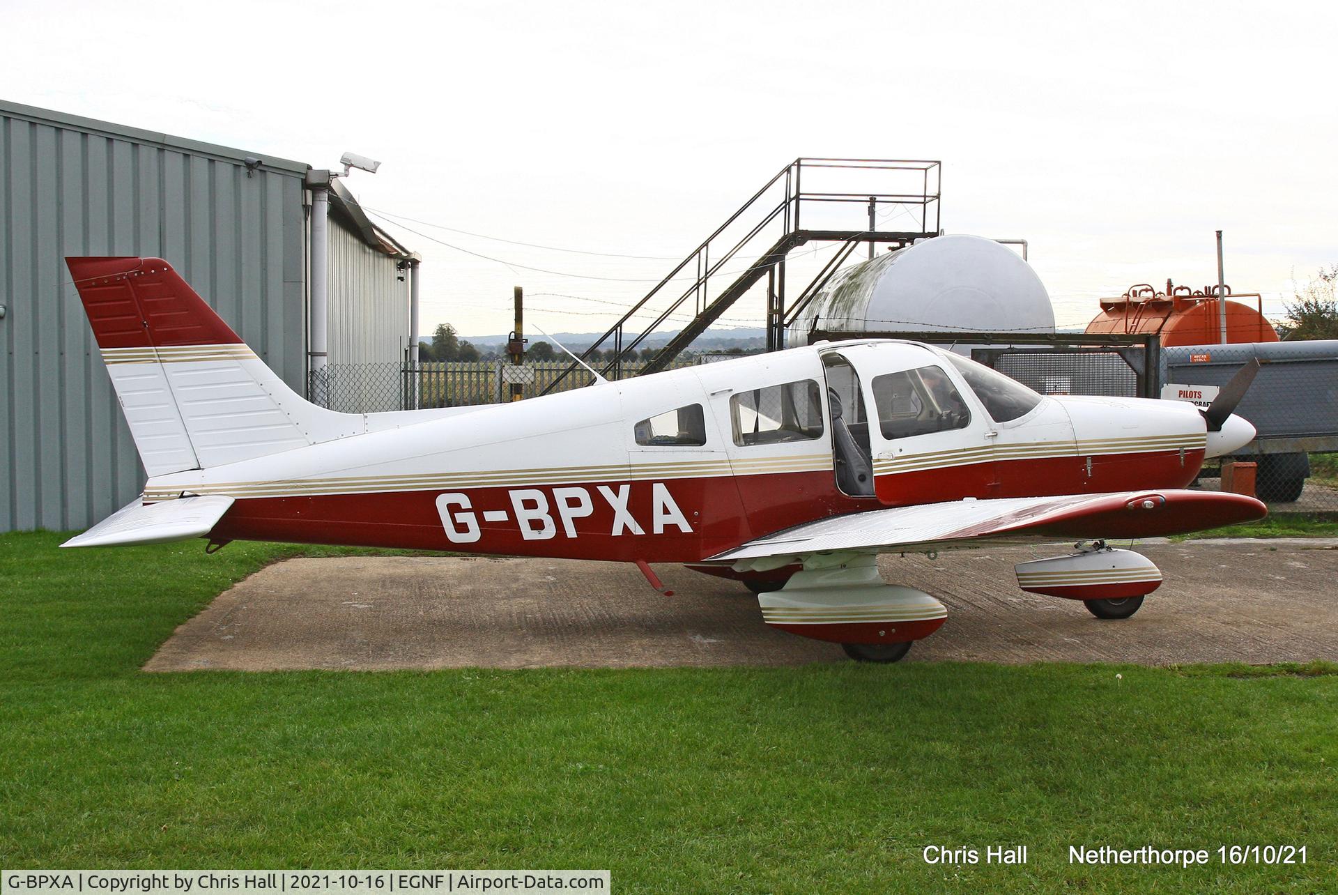 G-BPXA, 1983 Piper PA-28-181 Cherokee Archer II C/N 28-8390064, Netherthorpe