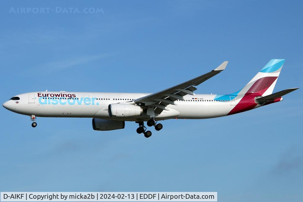 D-AIKF, 2004 Airbus A330-343X C/N 642, Landing