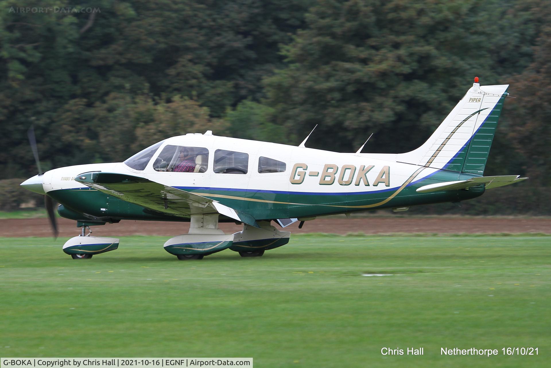 G-BOKA, 1979 Piper PA-28-201T Turbo Dakota C/N 28-7921076, Netherthorpe