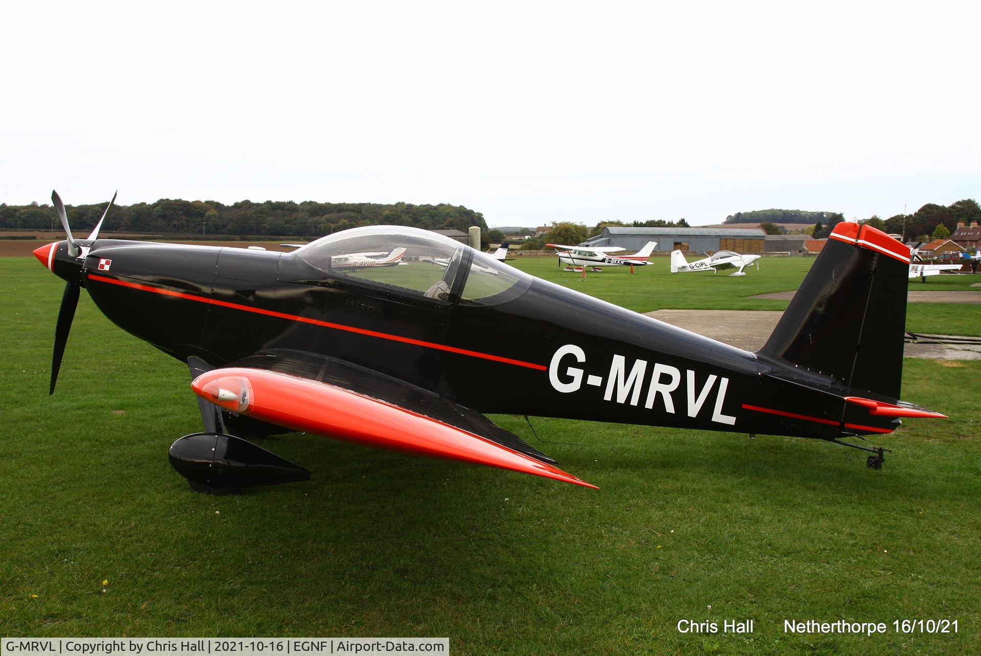 G-MRVL, 2005 Vans RV-7 C/N PFA 323-14349, Netherthorpe
