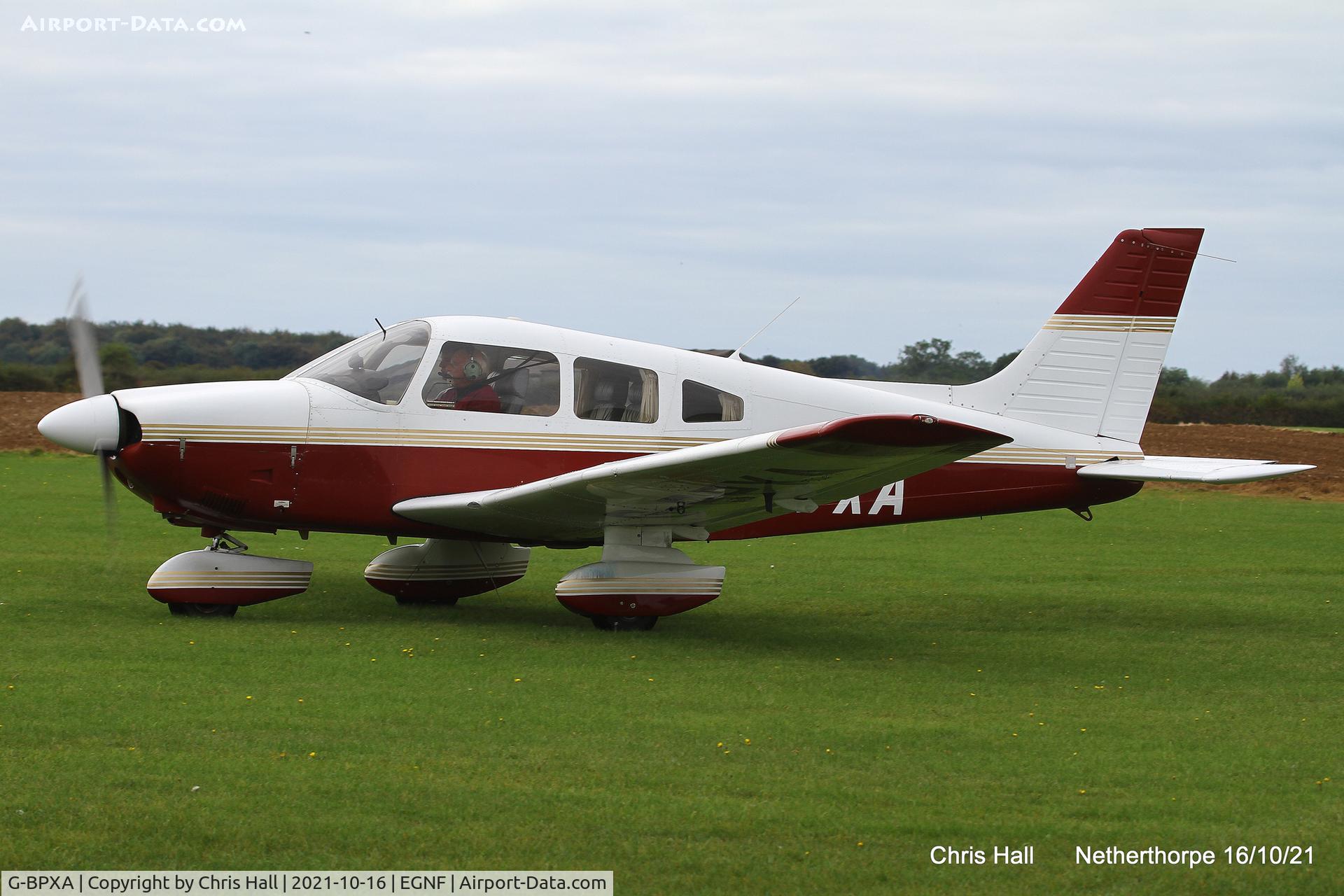 G-BPXA, 1983 Piper PA-28-181 Cherokee Archer II C/N 28-8390064, Netherthorpe