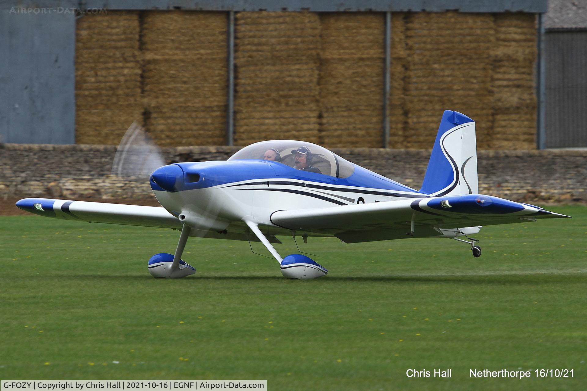 G-FOZY, 2012 Vans RV-7 C/N PFA 323-14150, Netherthorpe