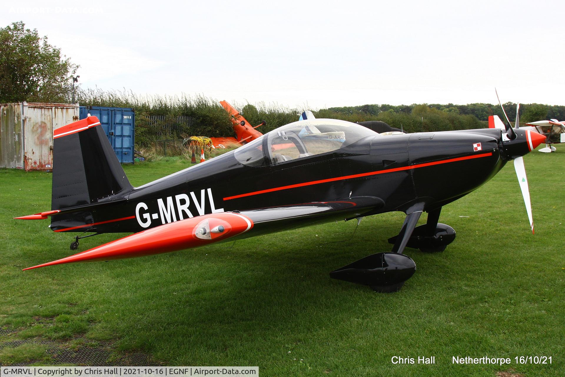 G-MRVL, 2005 Vans RV-7 C/N PFA 323-14349, Netherthorpe