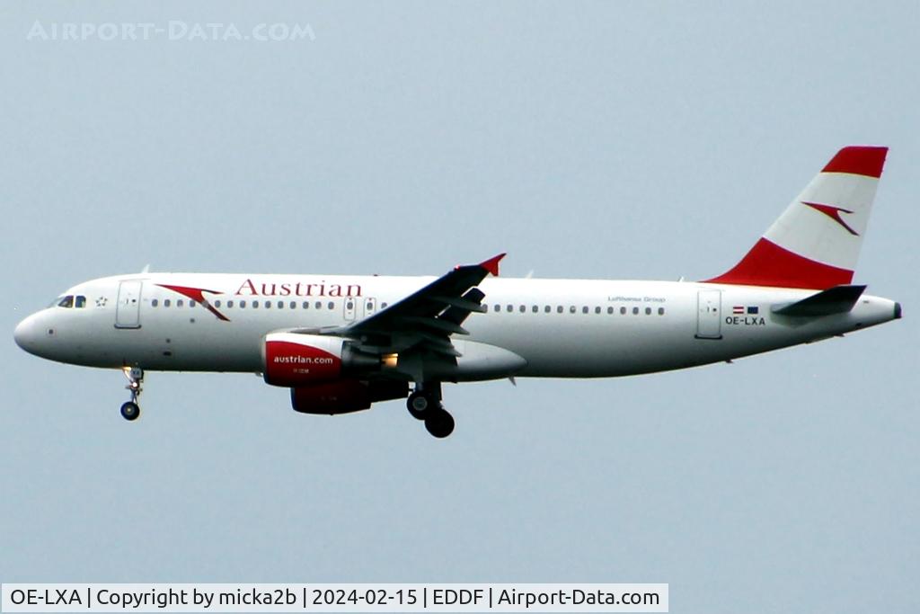 OE-LXA, 2007 Airbus A320-216 C/N 3295, Landing