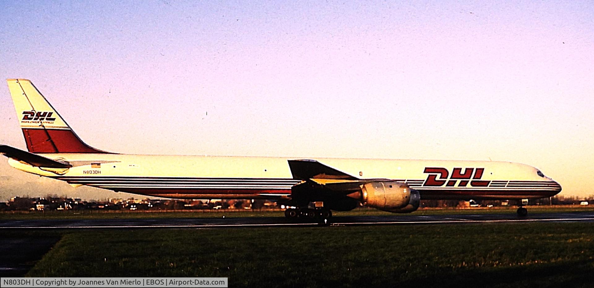 N803DH, 1969 McDonnell Douglas DC-8-73(F) C/N 46123, ex-slide