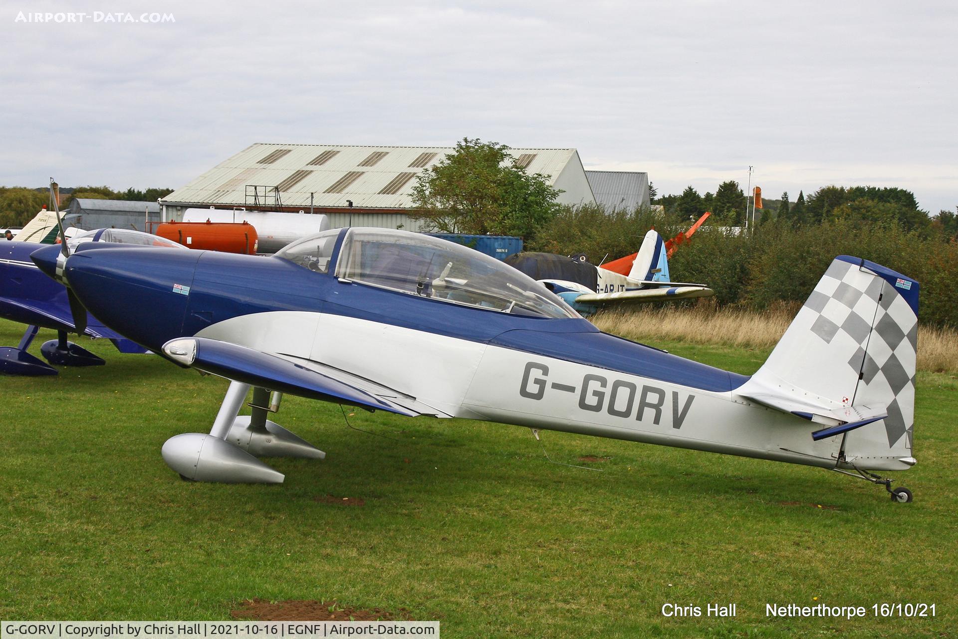 G-GORV, 2013 Vans RV-8 C/N LAA 303-14847, Netherthorpe