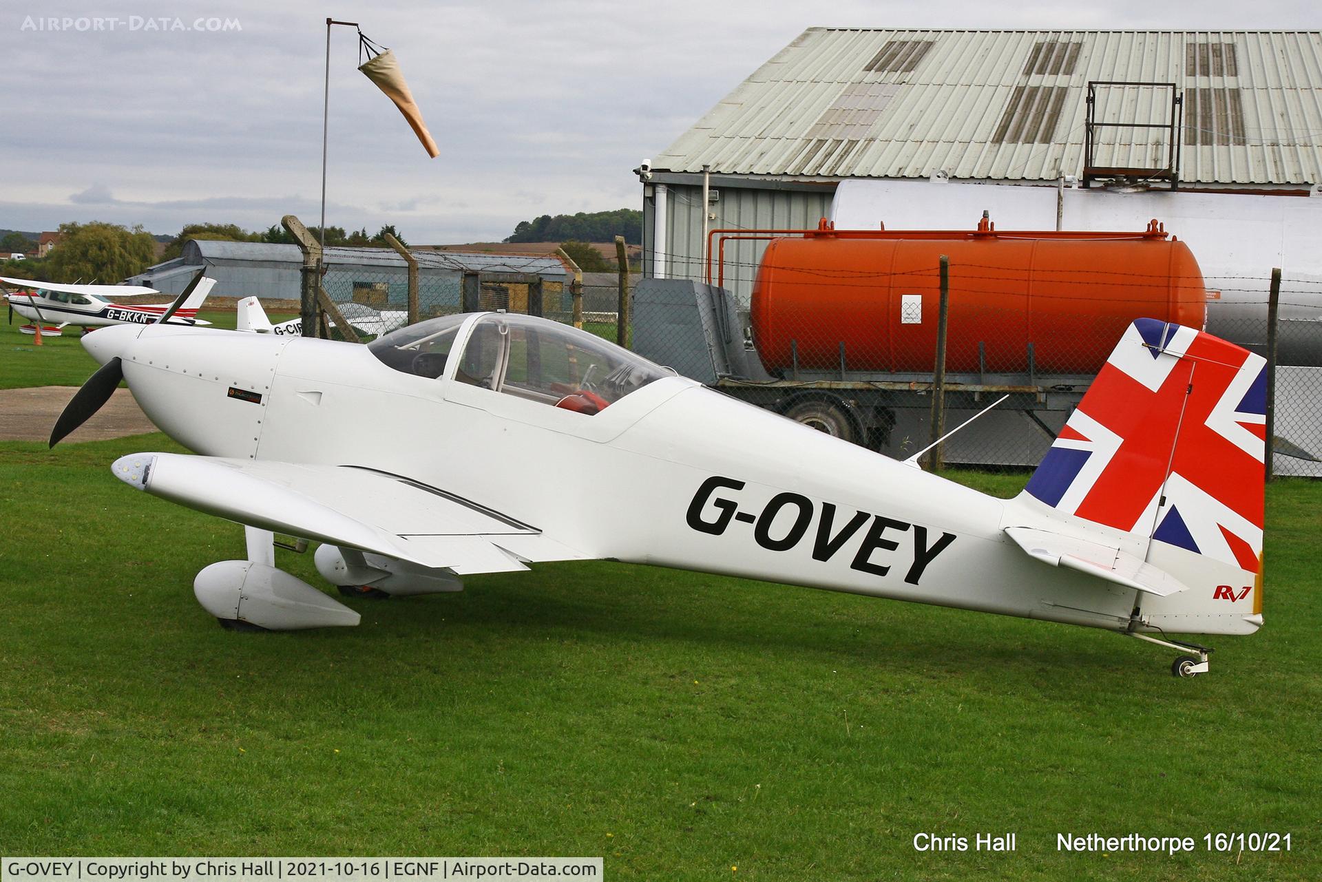 G-OVEY, 2020 Vans RV-7 C/N LAA 323-15557, Netherthorpe