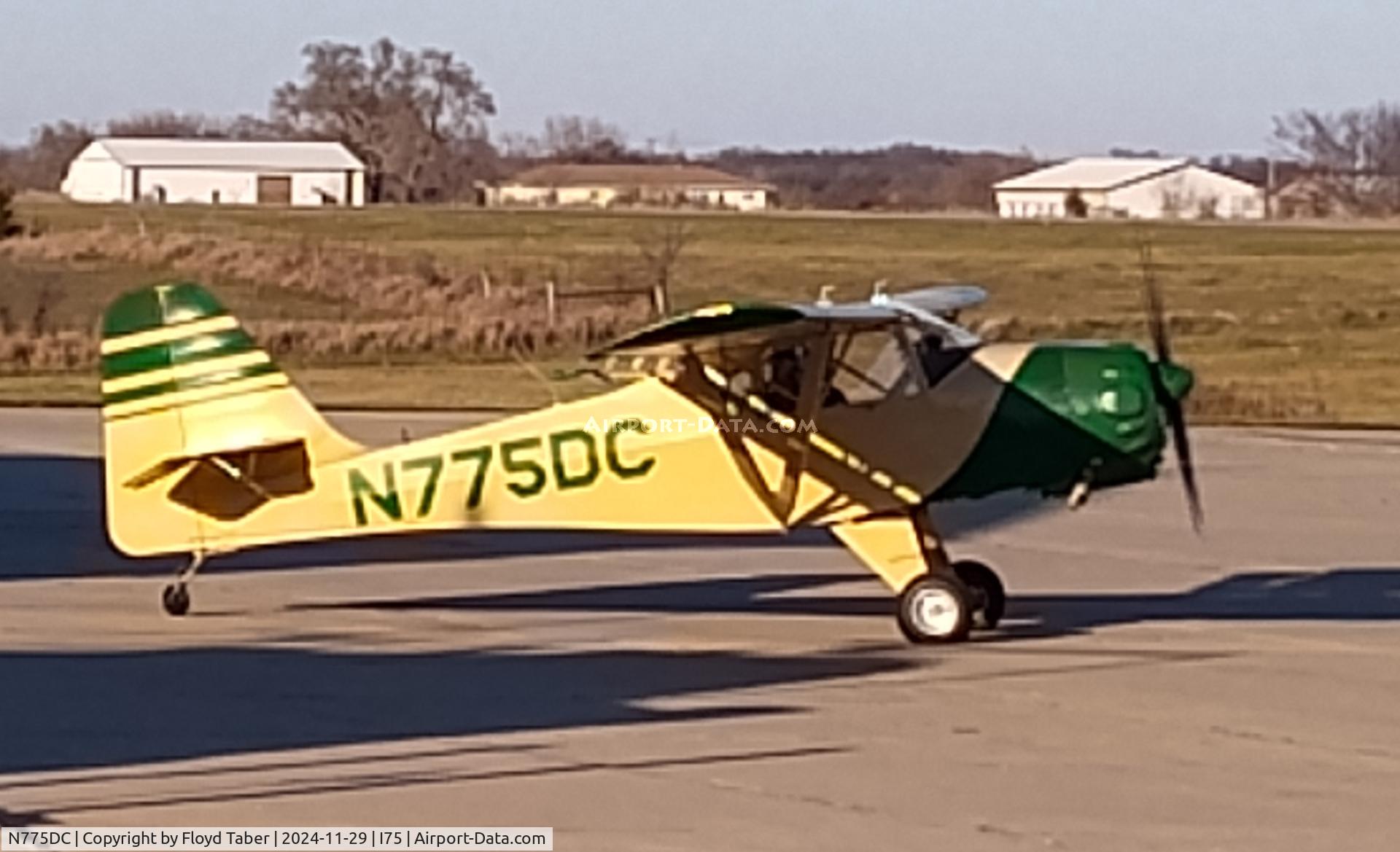 N775DC, 1996 Skystar Kitfox Model 4 Speedster C/N IBS056, Out for a flight