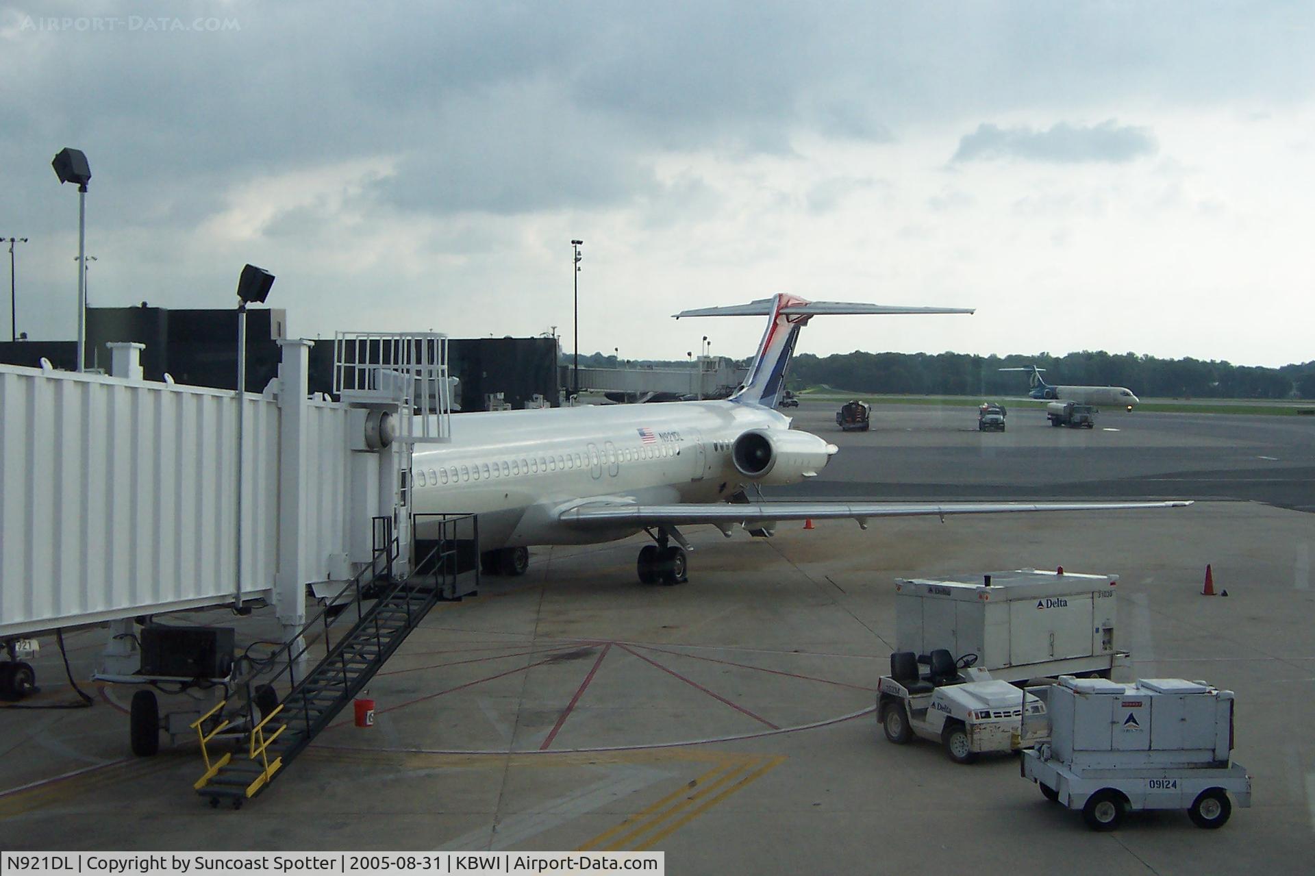 N921DL, 1988 McDonnell Douglas MD-88 C/N 49645, Delta Flight 287 from Baltimore to Atlanta
