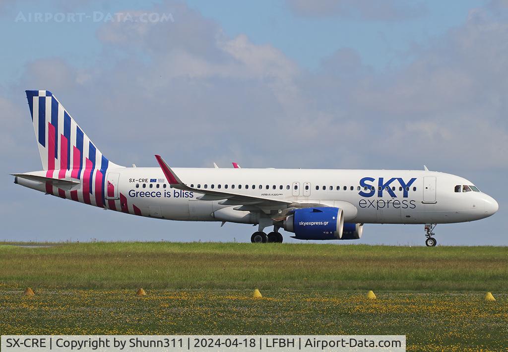 SX-CRE, 2021 Airbus A320-251N C/N 10302, Taxiing to the Terminal...
