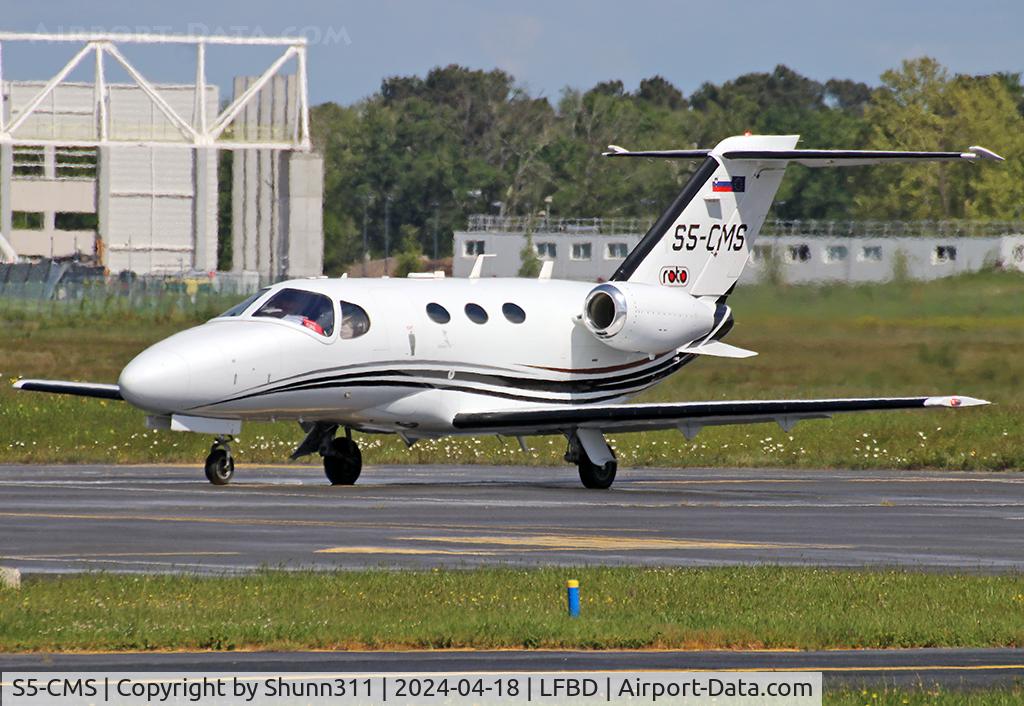 S5-CMS, 2016 Cessna 510 Citation Mustang C/N 510-0475, Parked at the General Aviation area...