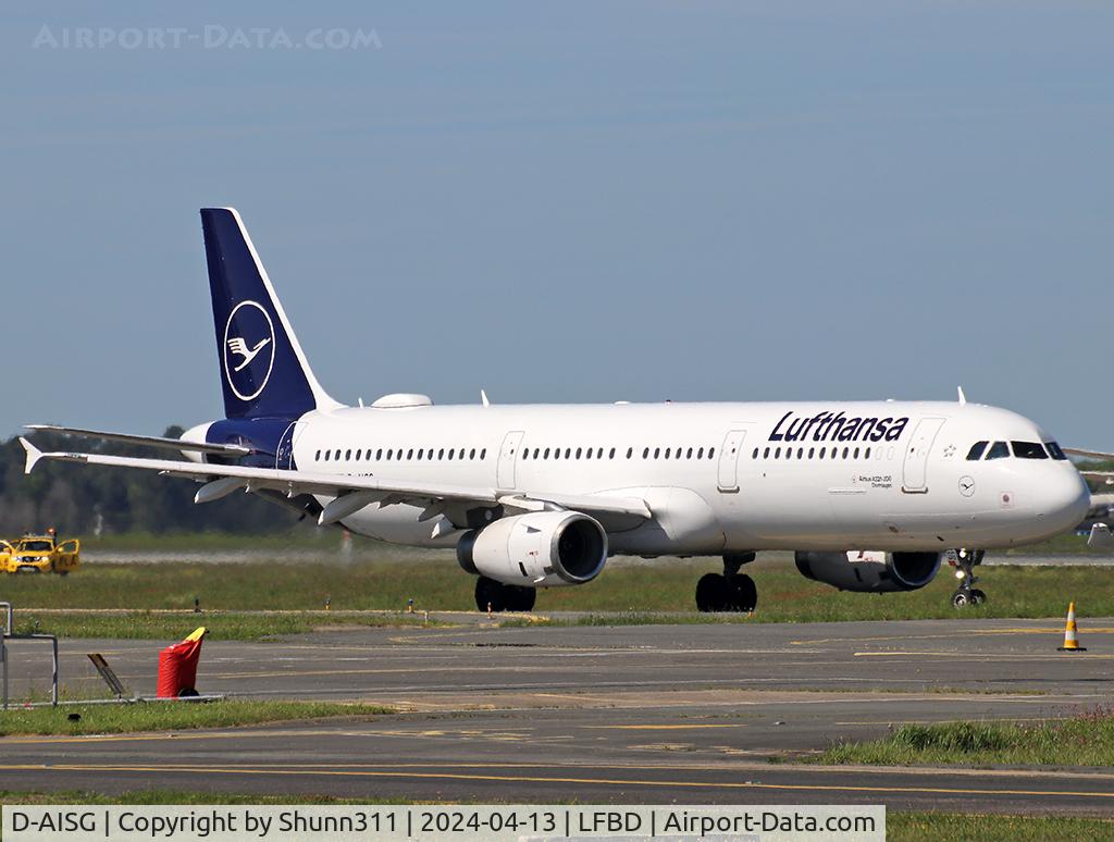 D-AISG, 2000 Airbus A321-231 C/N 1273, Taxiing for departure... new c/s