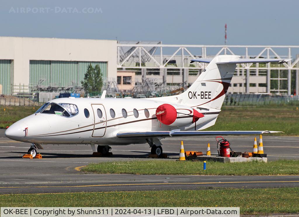 OK-BEE, 2000 Raytheon Beechjet 400A C/N RK-293, Parked at the General Aviation area...