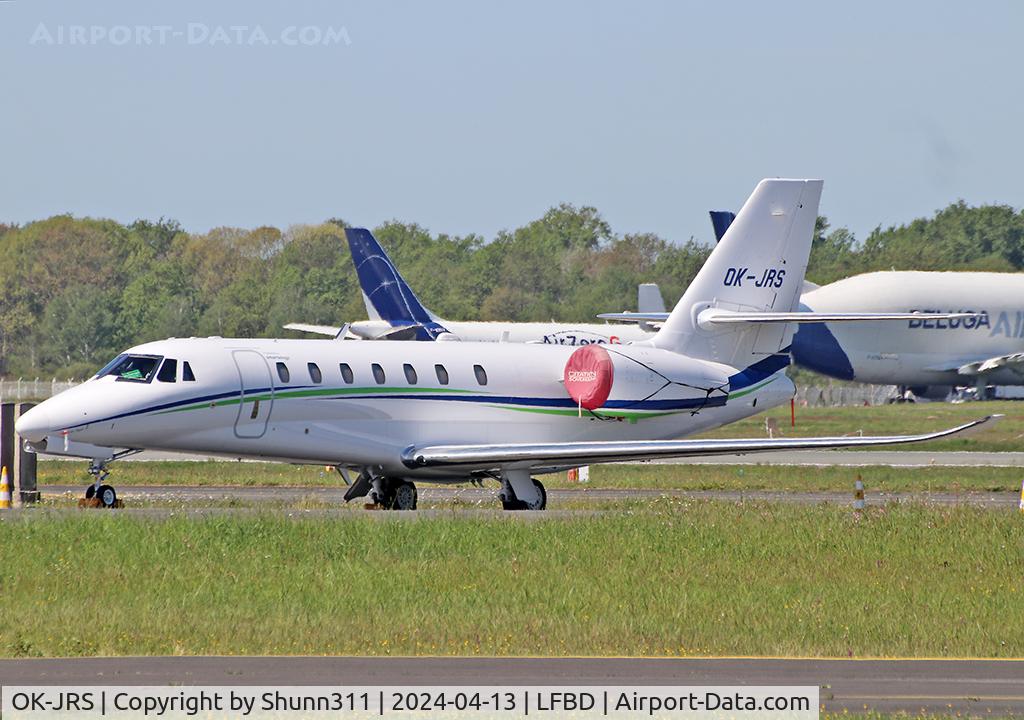 OK-JRS, 2018 Cessna 680 Citation Sovereign C/N 680-0586, Parked at the General Aviation area...