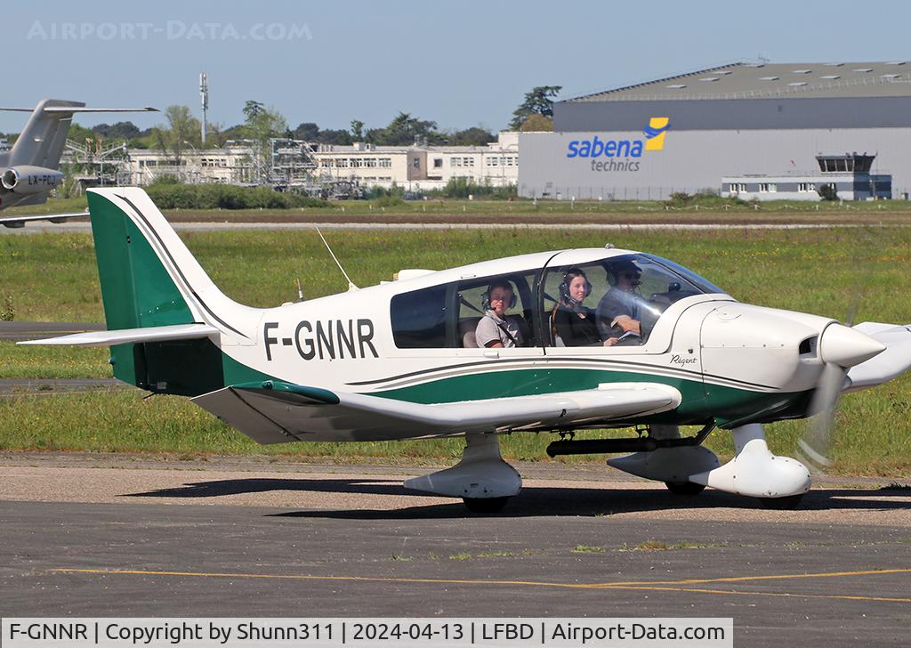 F-GNNR, Robin DR-400-180 Regent C/N 2260, Arriving from flight...