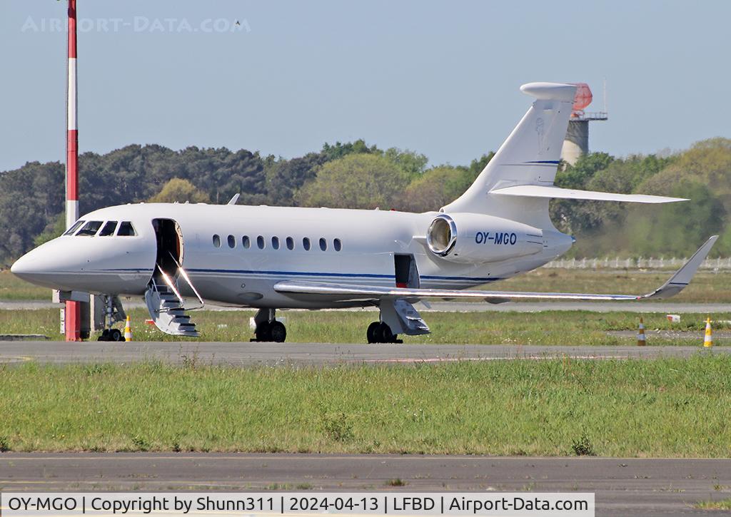 OY-MGO, 2022 Dassault Falcon 2000S C/N 394, Parked at the General Aviation area...
