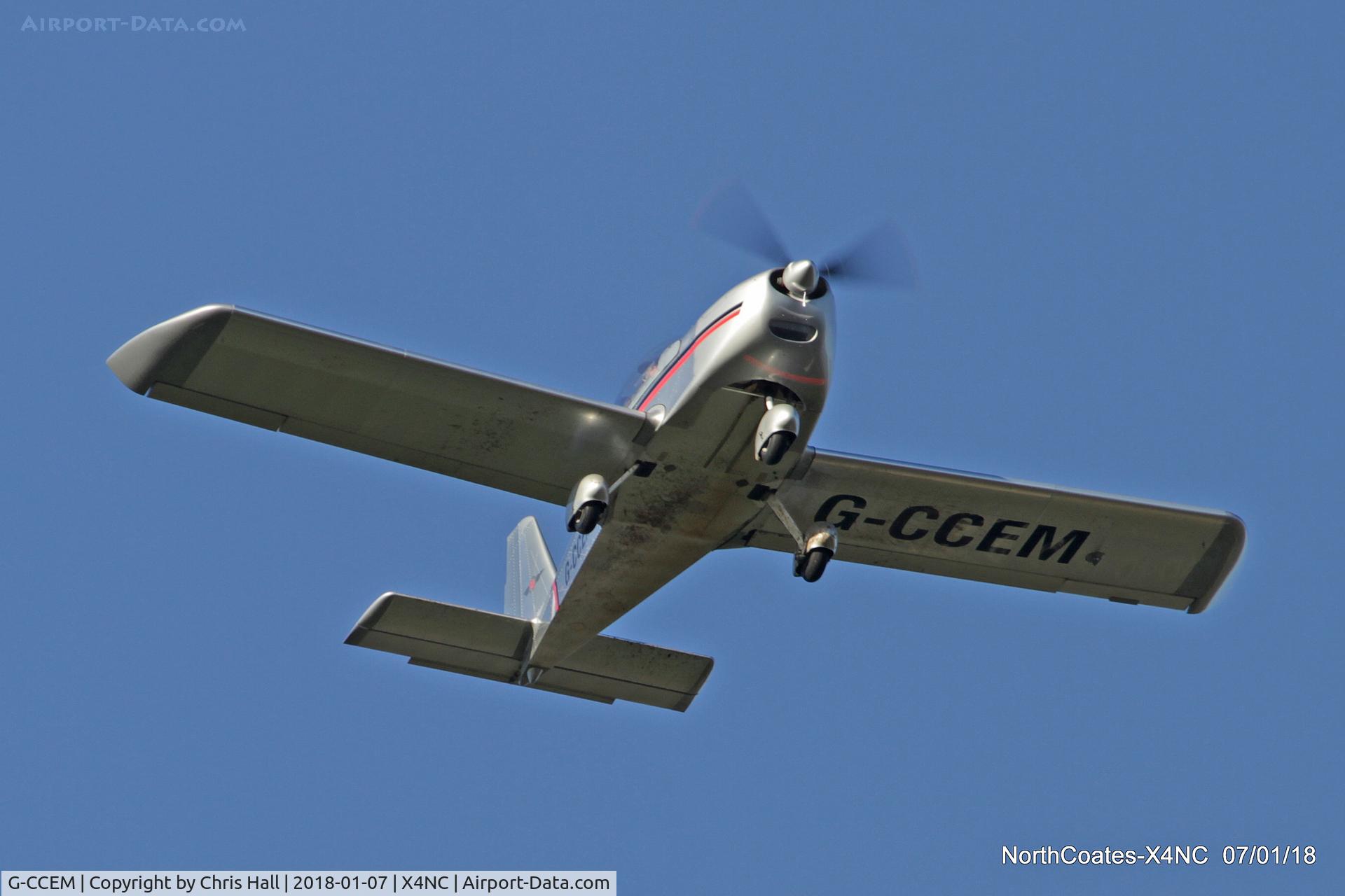 G-CCEM, 2003 Aerotechnik EV-97A Eurostar C/N PFA 315-13987, North Coates