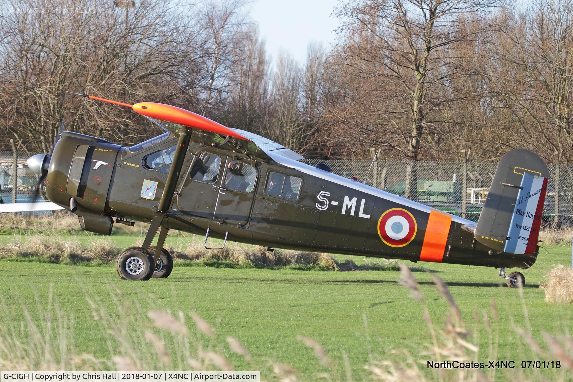 G-CIGH, 1960 Max Holste MH.1521M Broussard C/N 255, North Coates