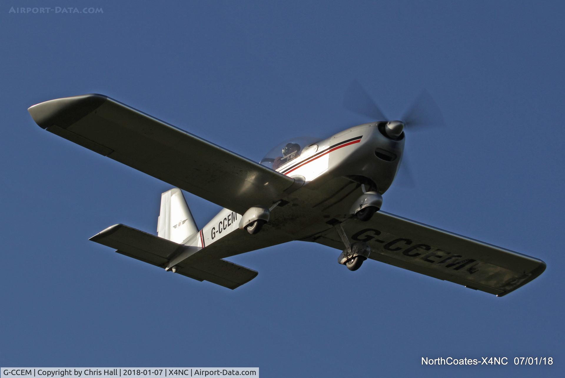 G-CCEM, 2003 Aerotechnik EV-97A Eurostar C/N PFA 315-13987, North Coates