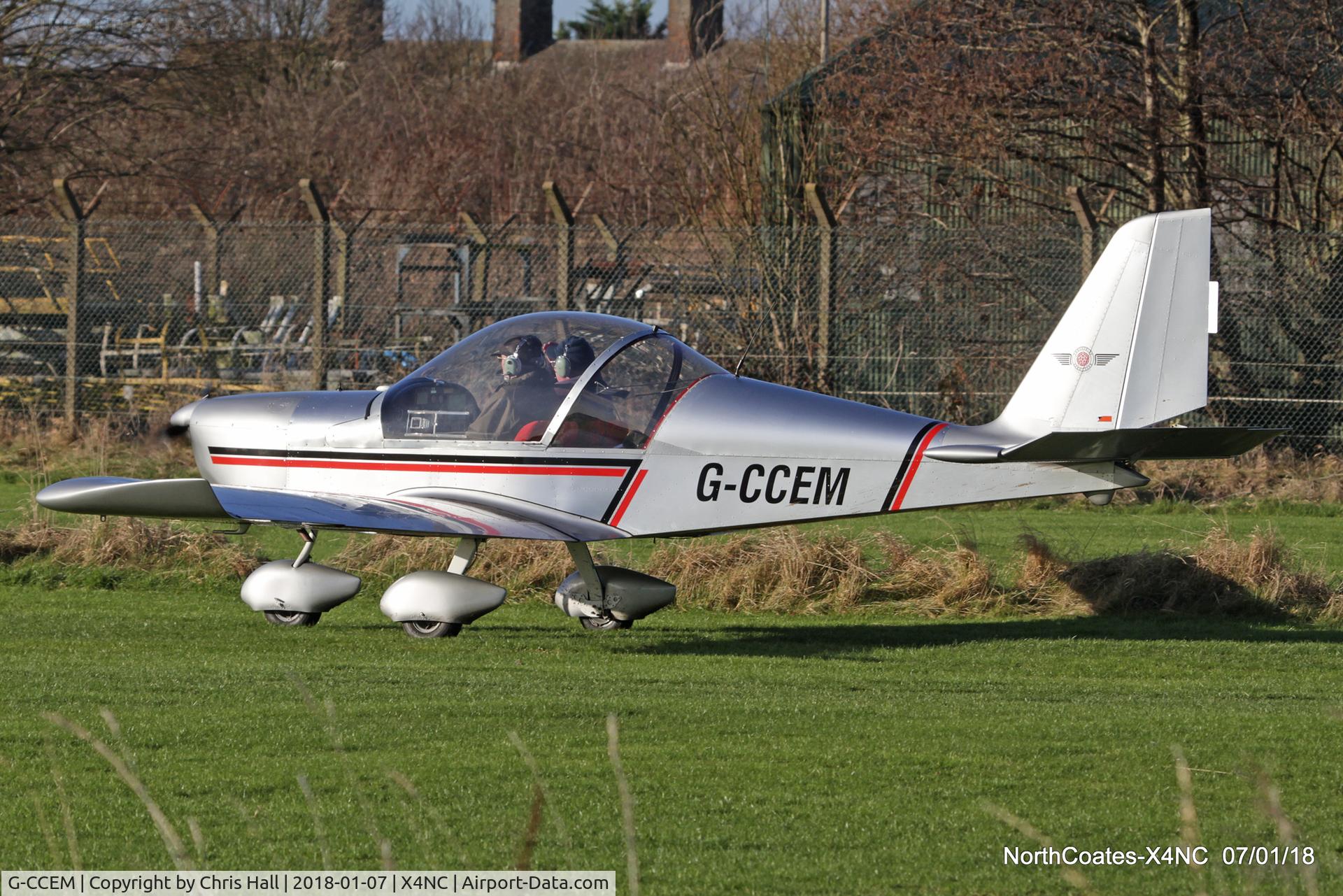 G-CCEM, 2003 Aerotechnik EV-97A Eurostar C/N PFA 315-13987, North Coates