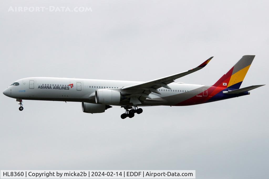 HL8360, 2018 Airbus A350-941 C/N 0234, Landing