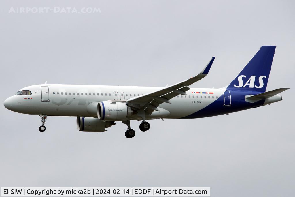 EI-SIW, 2023 Airbus A320-251N C/N 11801, Landing