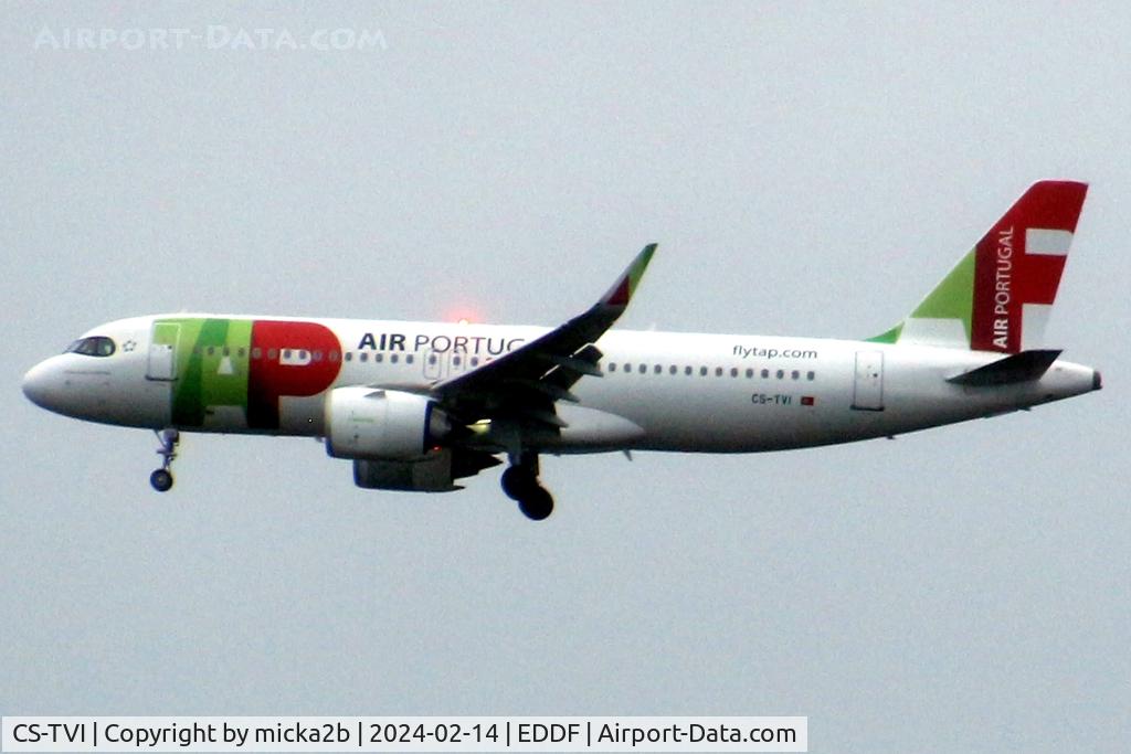 CS-TVI, 2021 Airbus A320-251N C/N 10338, Landing